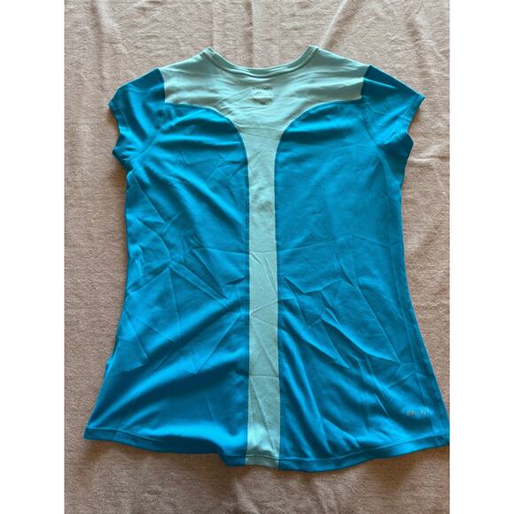 Nike Running Dri-Fit Teal Shirt Women's M - Picture 6 of 6
